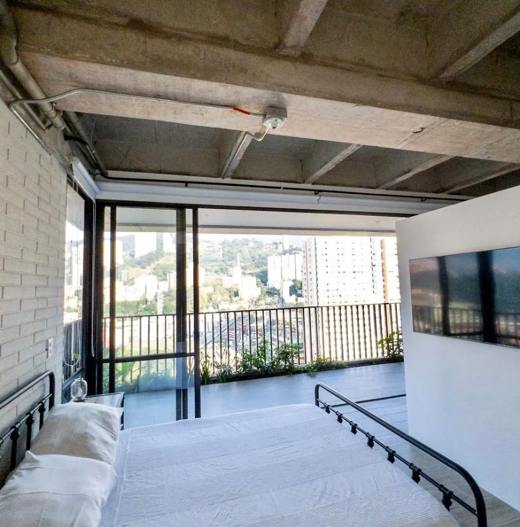 アパート メデジンIndustrial Loft With Beautiful Viewアパートメント